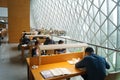 Shenzhen library, readers in reading Royalty Free Stock Photo