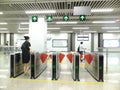 Shenzhen Metro Line 11, Baoan subway station indoor landscape Royalty Free Stock Photo
