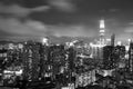 Shenzhen Night city scape Royalty Free Stock Photo