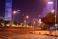 Shenzhen-night-view Royalty Free Stock Photo