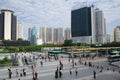 Shenzhen railway station square