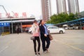 ShenZhen Railway Station west landscape