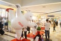 Shenzhen shopping malls, big bear statue Exhibition