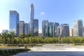 Shenzhen skyline as seen from the Stock Exchange building