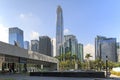 Shenzhen skyline as seen from the Stock Exchange building