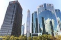 Shenzhen skyline as seen from the Stock Exchange building