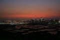 Shenzhen skyline during sunset