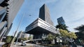 The Shenzhen Stock Exchange building on Christmas Day in Futian Central Business District in Shenzhen. Royalty Free Stock Photo