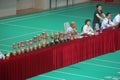 SHENZHEN Taekwondo Championship podium Royalty Free Stock Photo