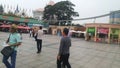 Shenzhen world window tourist attractions, many tourists are playing Royalty Free Stock Photo