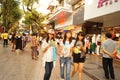 Shenzhen Xixiang commercial pedestrian street landscape Royalty Free Stock Photo