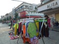 Shenzhen xixiang commercial pedestrian street, many tourists.