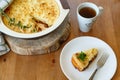 Shepards Pie With A Fork Royalty Free Stock Photo