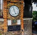 Shepherd gate clock at Royal Greenwich Observatory.