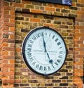 Shepherd gate clock at Royal Greenwich Observatory.