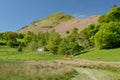 Shepherd hut beneath slopes of Cat Bells, Derwentwater, Lake District Royalty Free Stock Photo