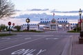 Sheplers Ferry Boat Dock To Mackinaw Island Royalty Free Stock Photo