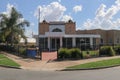 SHEPPARTON, AUSTRALIA - April 4, 2023:1960s era Moslem mosque in a suburban street