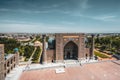 Sher Dor madrasah on Registan square, Samarkand, Uzbekistan Royalty Free Stock Photo