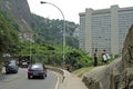 Sheraton hotel and favela of Rio de Janeiro