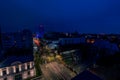 Sheraton Hotel, at night (Bucharest)