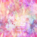 Sherbet Powdered Tie Dye Abstract Watercolour Print