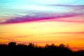 Sherbet Sunset Royalty Free Stock Photo