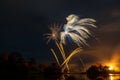 Sherborne fireworks Royalty Free Stock Photo