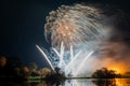 Sherborne fireworks Royalty Free Stock Photo