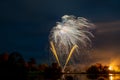 Sherborne fireworks Royalty Free Stock Photo