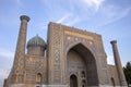 Sherdor Madrasa, Samarkand, Uzbekistan Royalty Free Stock Photo