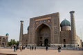 Sherdor Madrassah in Samarkand, Uzbekistan. Central Asia Royalty Free Stock Photo