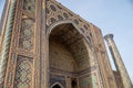 Sherdor Madrassah in Samarkand, Uzbekistan. Central Asia