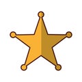 Sherif star medal icon