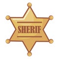 sherif star west Royalty Free Stock Photo