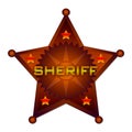 Sheriff abstract badge