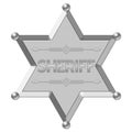 Sheriff abstract badge