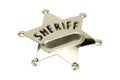 Sheriff Badge Royalty Free Stock Photo