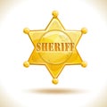 Sheriff badge symbol.