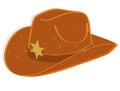 Sheriff hat Royalty Free Stock Photo
