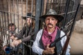 Sheriff Poses With Prisoners