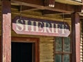 Sheriff Sign Office far west stage exterior building