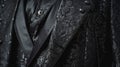 The sheriffs dark tailored jacket is expertly crafted but hints at a darker side as its adorned with sharp pointed edges