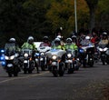 Sheriffs On Motorcycles At The Alberta Police And Peace Officers Memorial Day