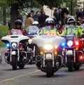 Sheriffs On Motorcycles At The Alberta Police And Peace Officers Memorial Day