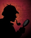 Sherlock Holmes Background Royalty Free Stock Photo