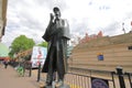 Sherlock Holmes statue Baker street London UK.