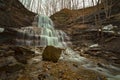 Sherman Falls in Early Spring Royalty Free Stock Photo