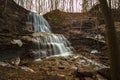 Sherman Falls in Early Spring Royalty Free Stock Photo