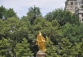 Sherman Monument from Grand Army Plaza in Midtown Manhattan New York City from United States Royalty Free Stock Photo